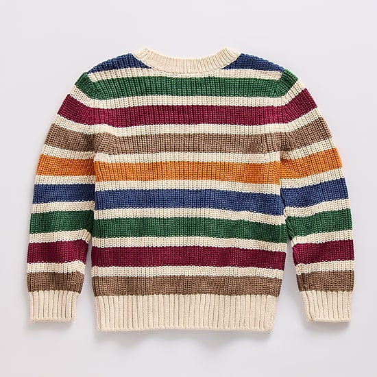 Okie Dokie Toddler & Little Boys Round Neck Long Sleeve Pullover Sweater