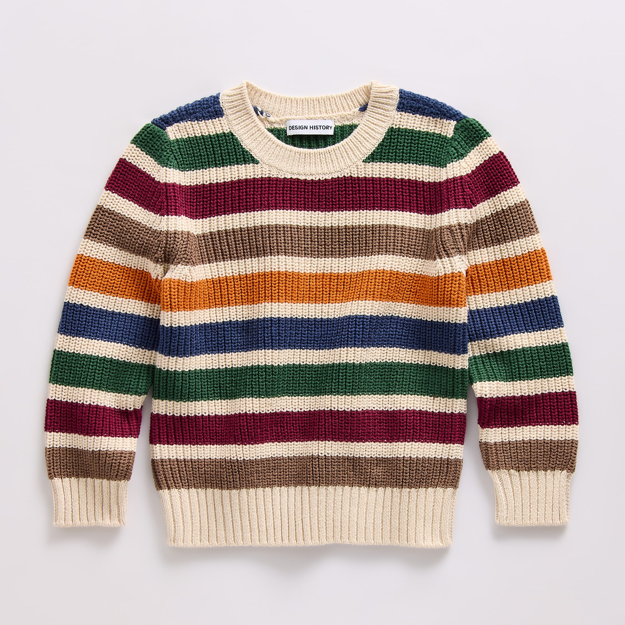 Okie Dokie Toddler & Little Boys Round Neck Long Sleeve Pullover Sweater