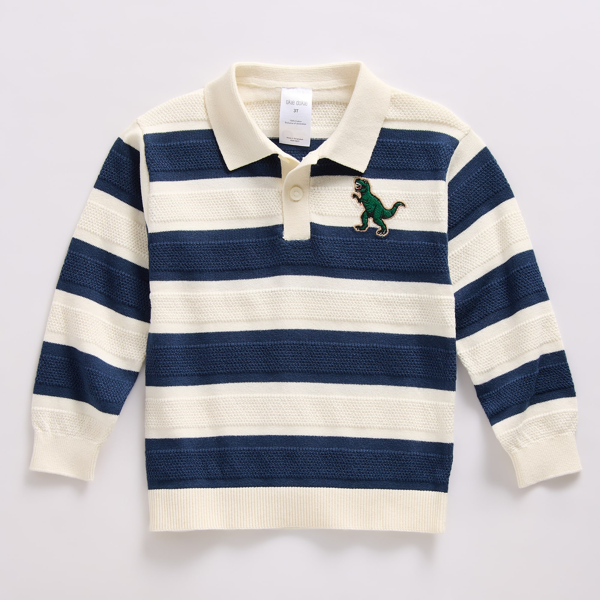 Okie Dokie Toddler & Little Boys Long Sleeve Pullover Sweater