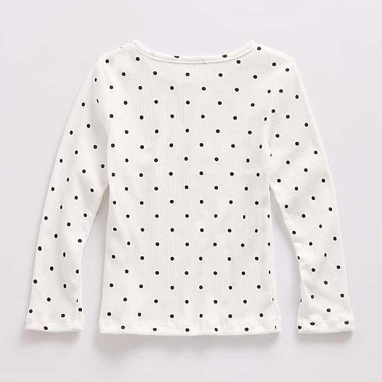 Okie Dokie Toddler & Little Girls Crew Neck Long Sleeve T-Shirt