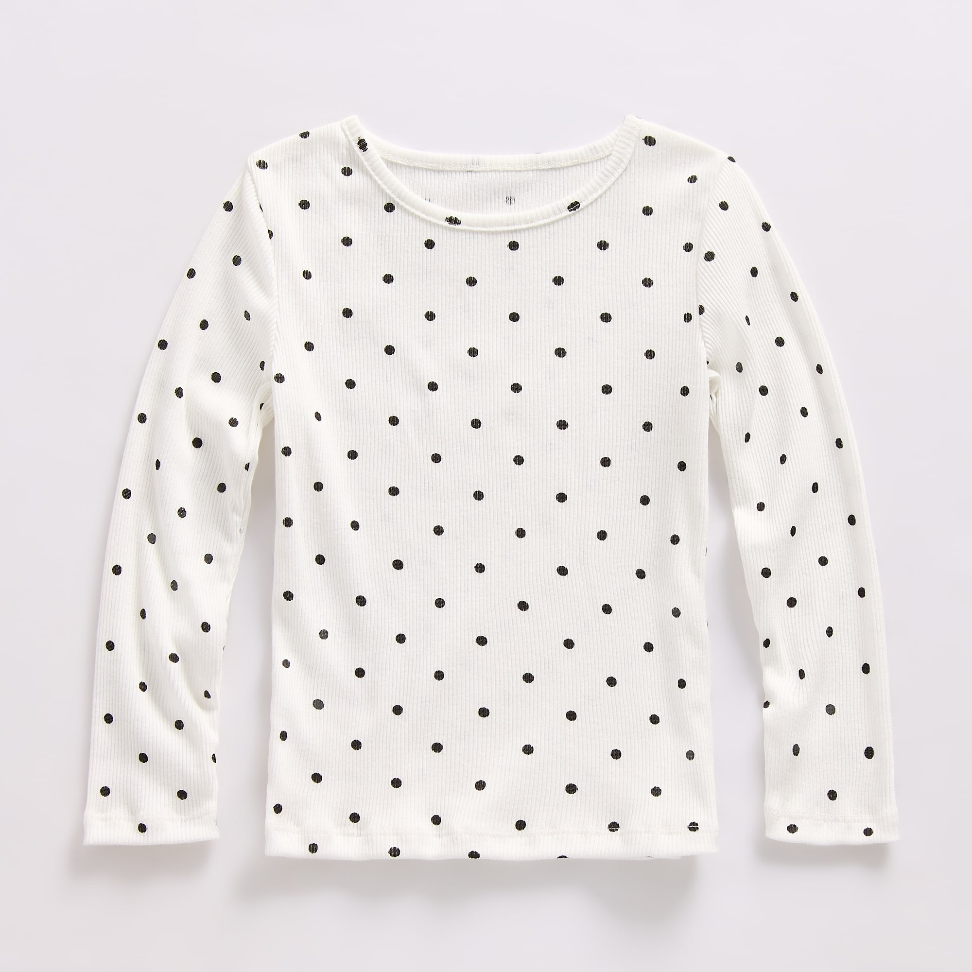 Okie Dokie Toddler & Little Girls Crew Neck Long Sleeve T-Shirt