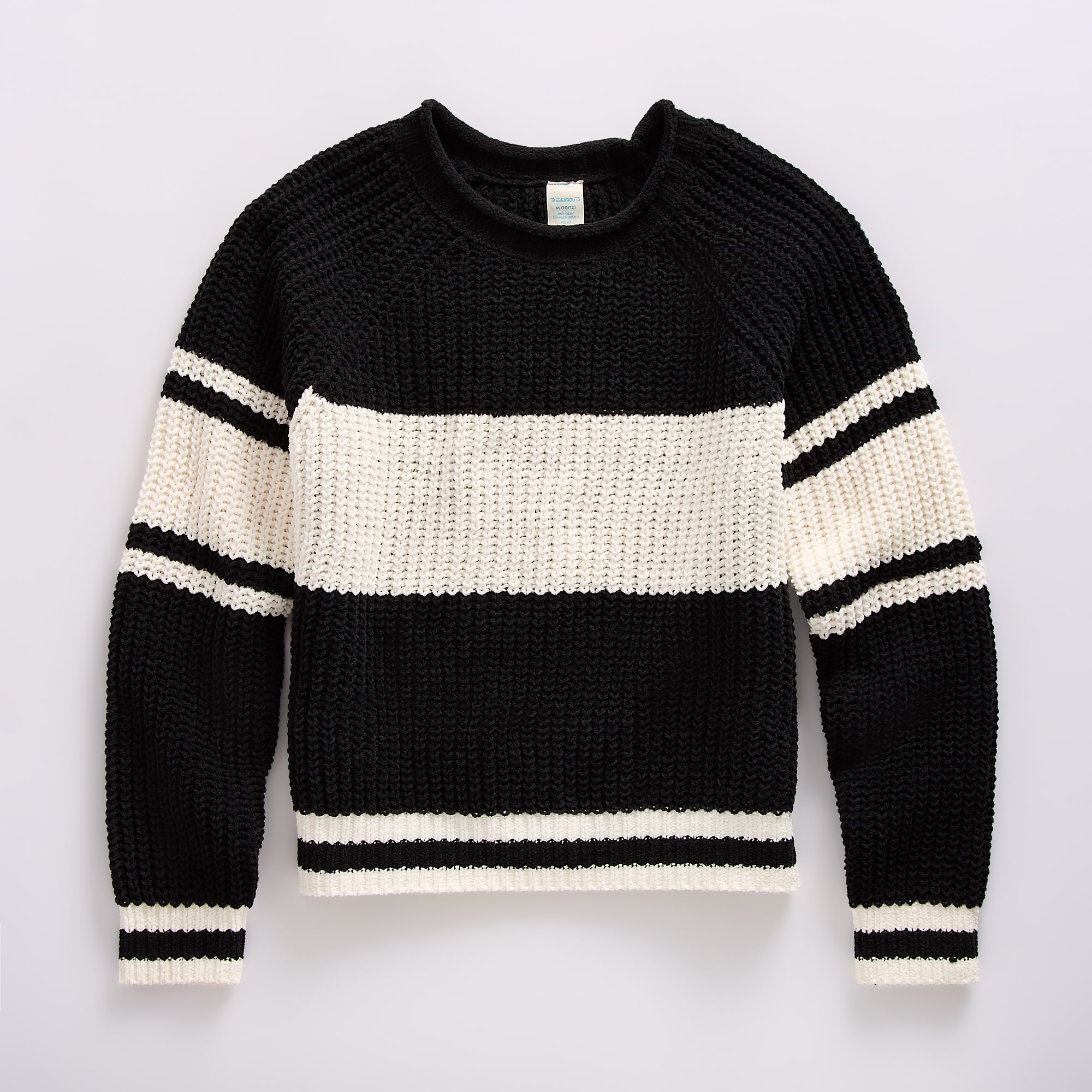 Thereabouts Little & Big Kid Girls Round Neck Long Sleeve Pullover Sweater