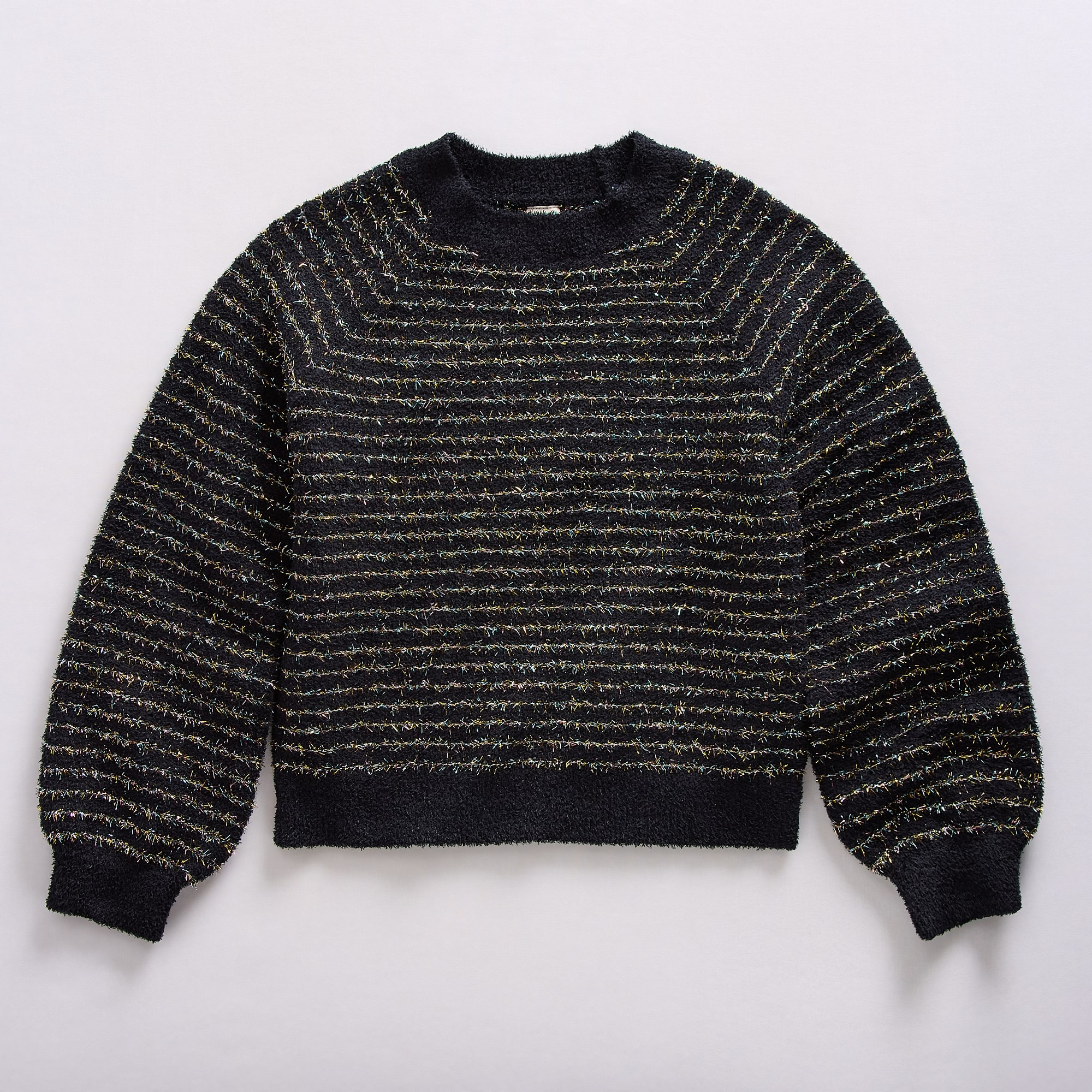 Thereabouts Little & Big Kid Girls Round Neck Long Sleeve Pullover Sweater