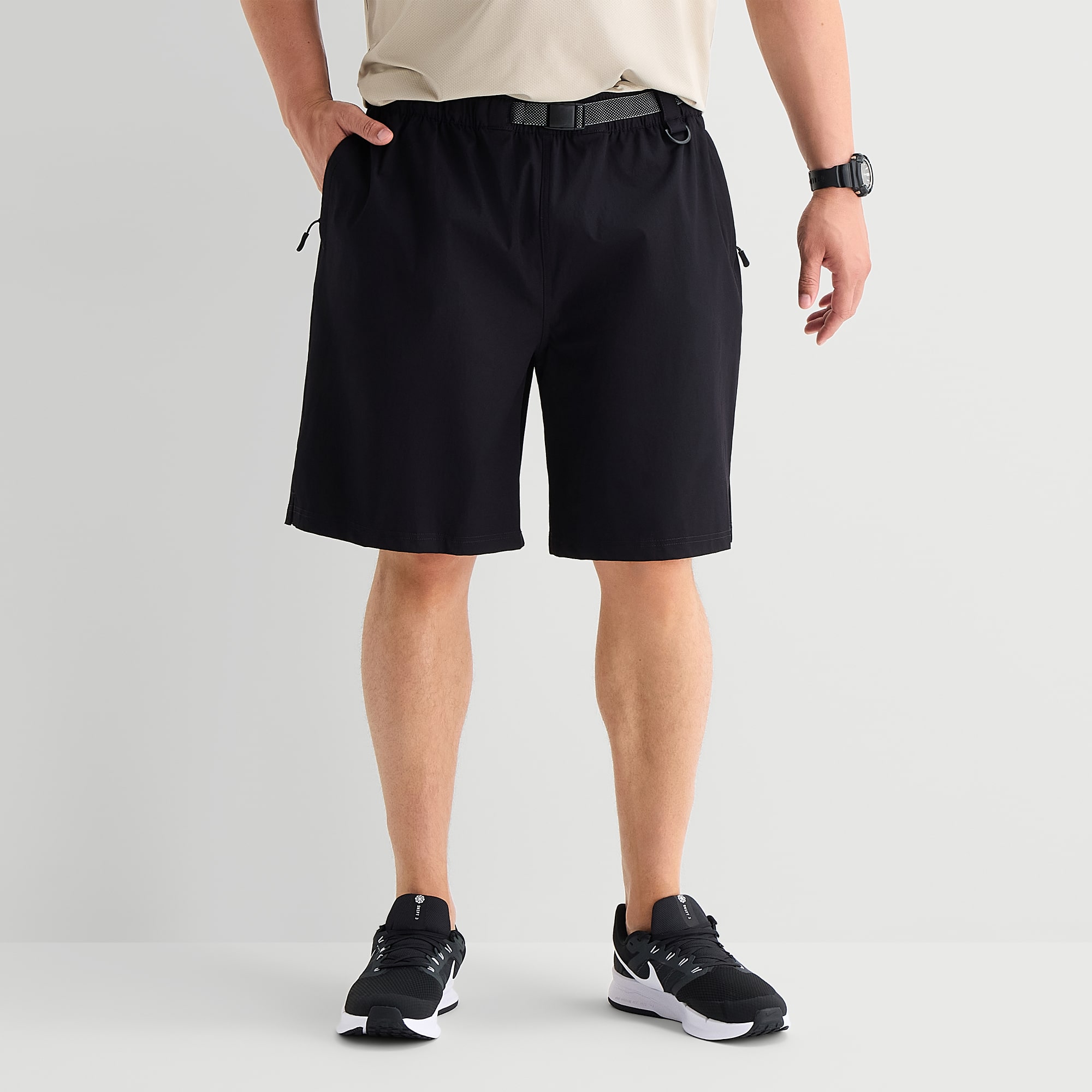 Xersion Mens 9" Big and Tall Workout Shorts