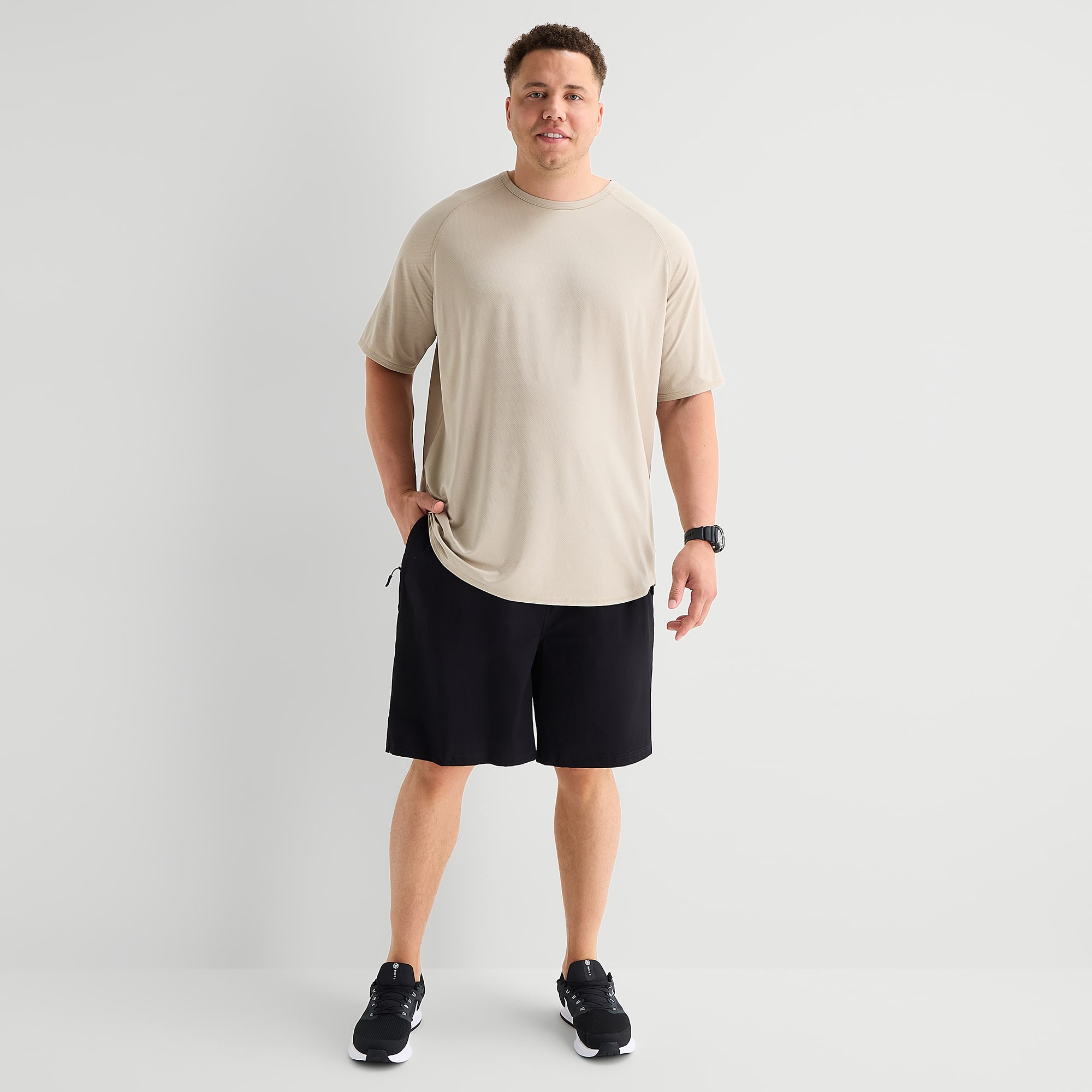 Xersion Mens 9" Big and Tall Workout Shorts