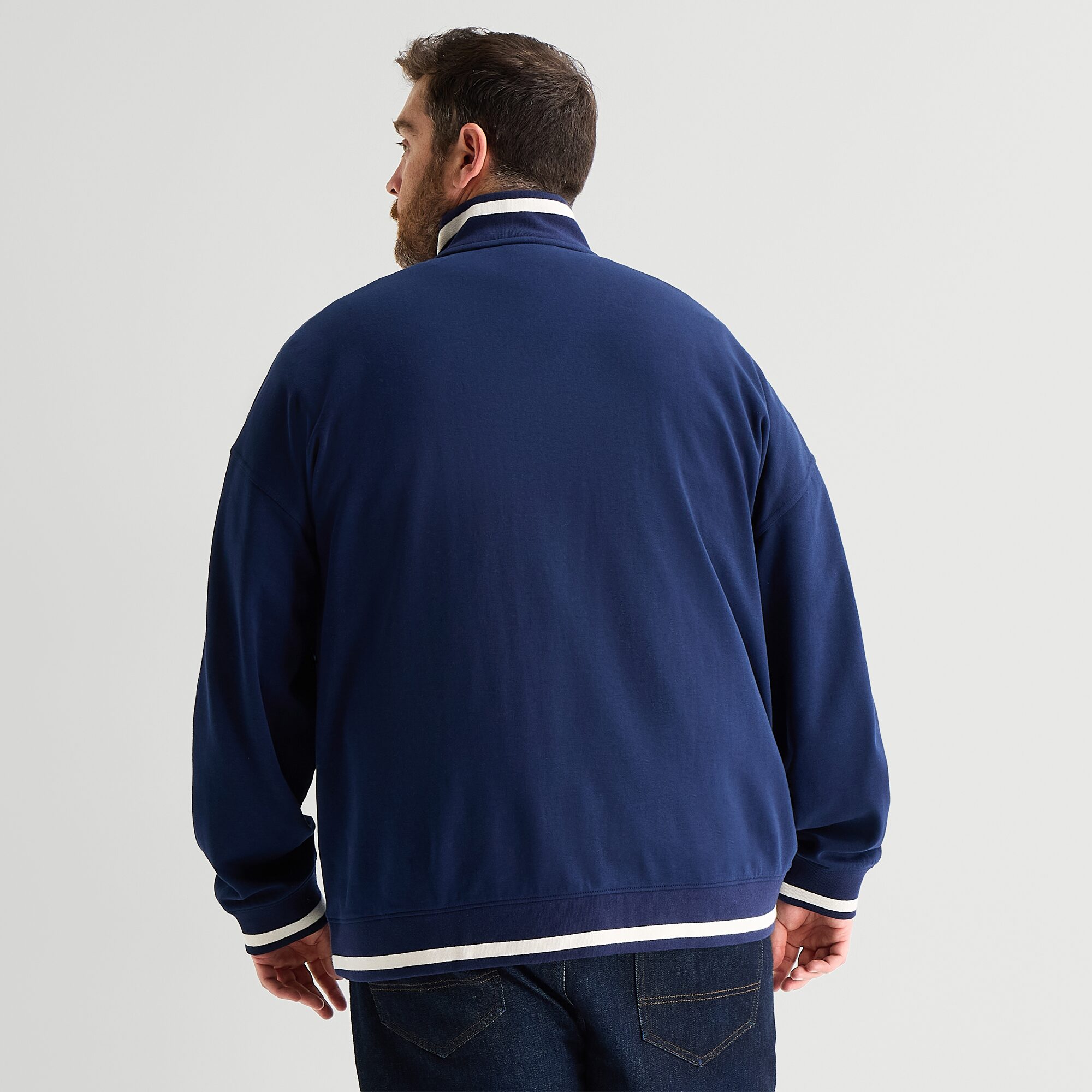 Shaquille O'Neal XLG™ Mens Big and Tall Midweight Varsity Jacket