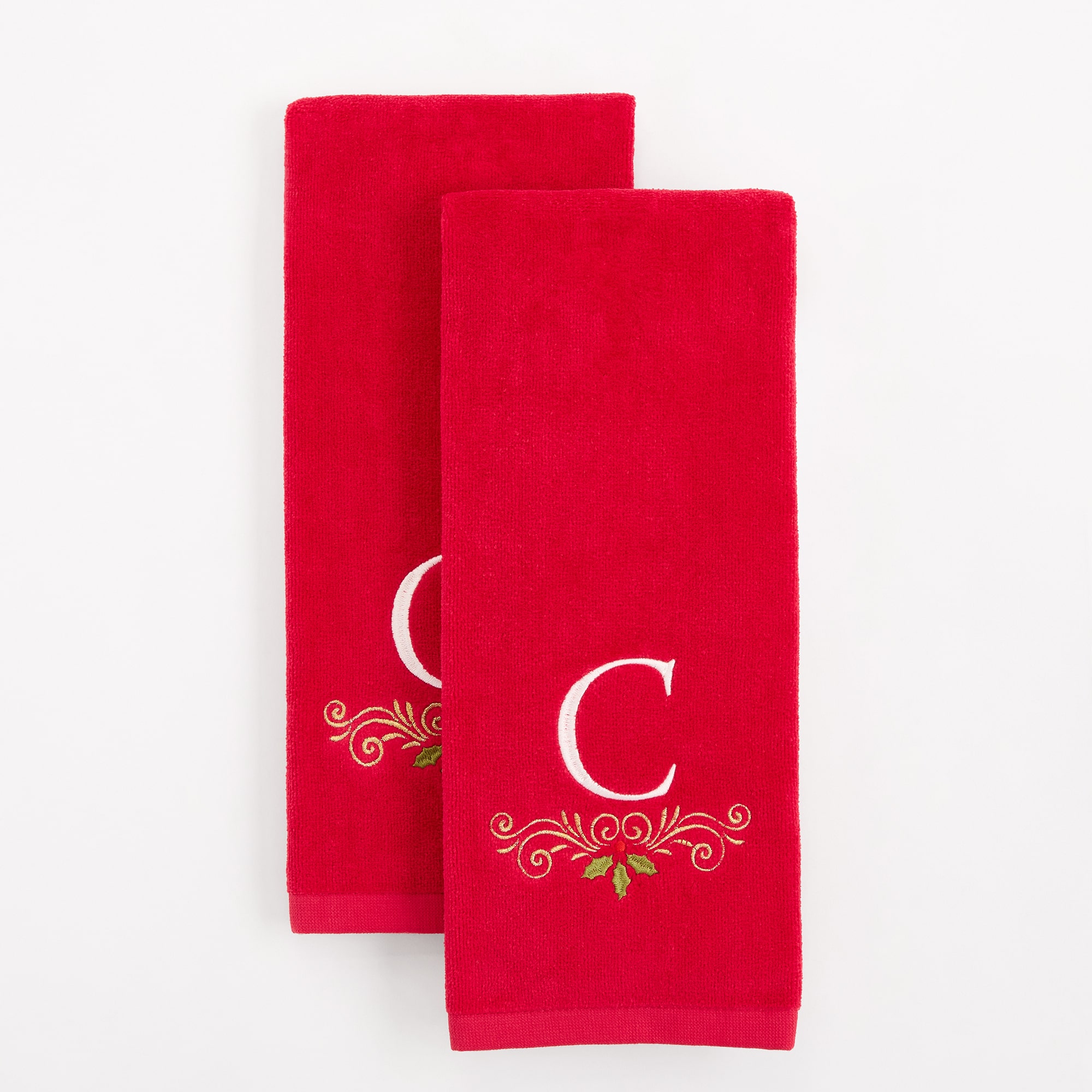 Avanti Monogram 2 Pack Hand Towel