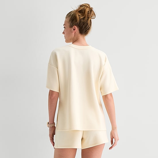 Xersion Scubaluxe Womens Crew Neck Short Sleeve Active T-Shirt