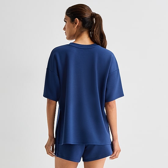 Xersion Scubaluxe Womens Crew Neck Short Sleeve Active T-Shirt