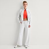 Xersion Scubaluxe Womens Drawstring Waist Wide Leg Mid Rise Regular Fit Sweatpant