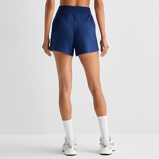Xersion Scubaluxe Womens 4" Drawstring Waist Workout Shorts