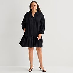 plus size shirt dresses Unique Vintage Spring Bouquet Cotton Dress Womens City Chic Lana Midi Shirt Dress Plus Size Chloe Tie Front