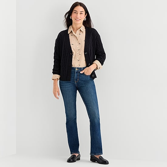 St. John's Bay Womens Mid Rise Bootcut Jean