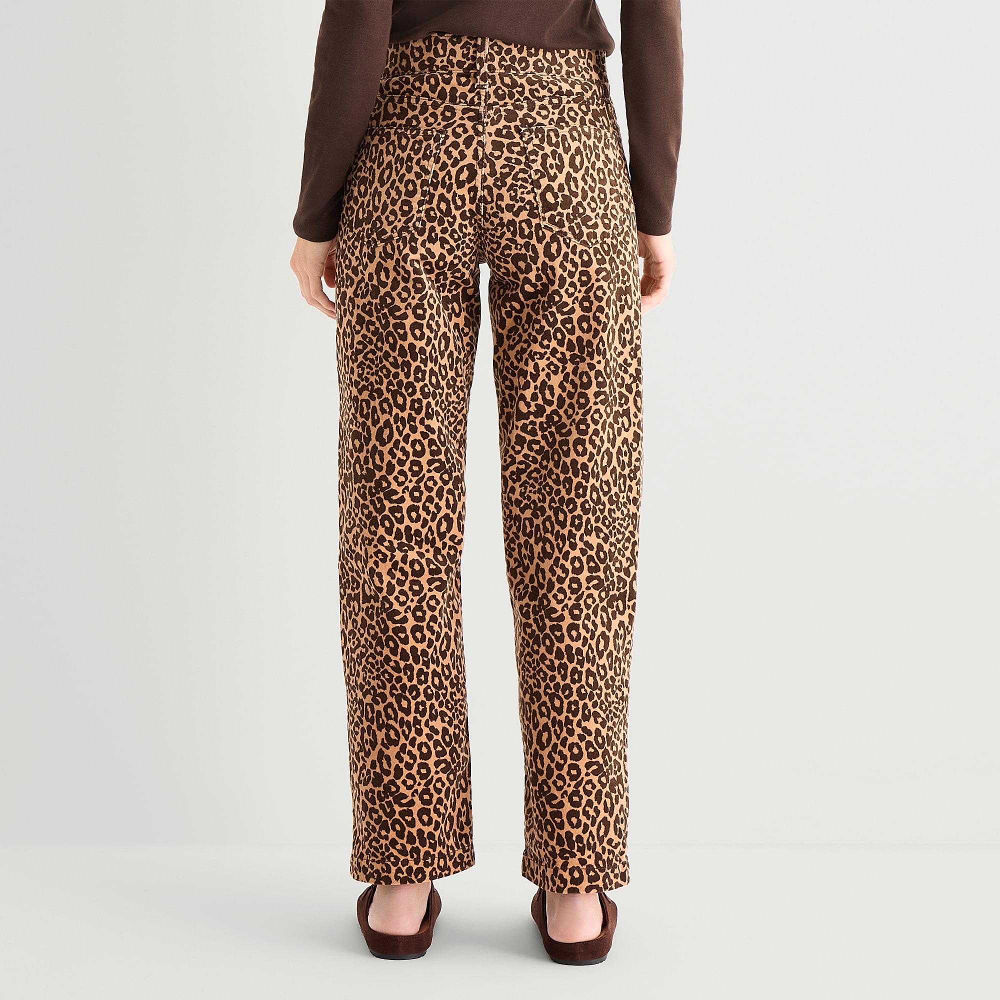 St. John's Bay Womens Mid Rise Wide Leg Corduroy Pant