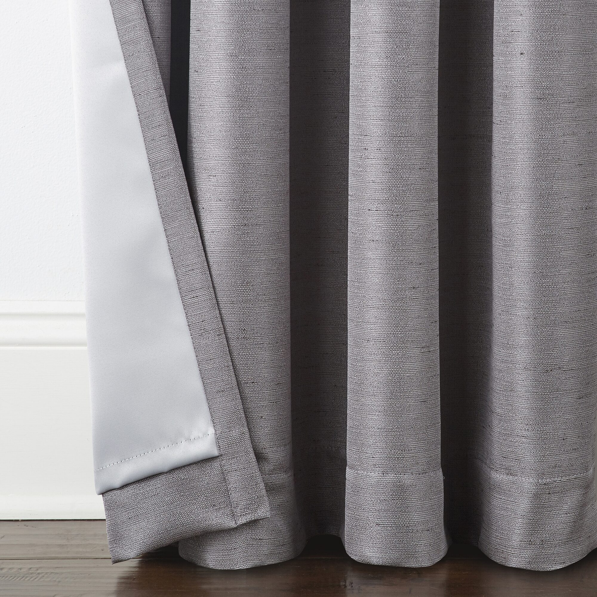 Max Blackout Prescott Grommet Top 100% Single Curtain Panel