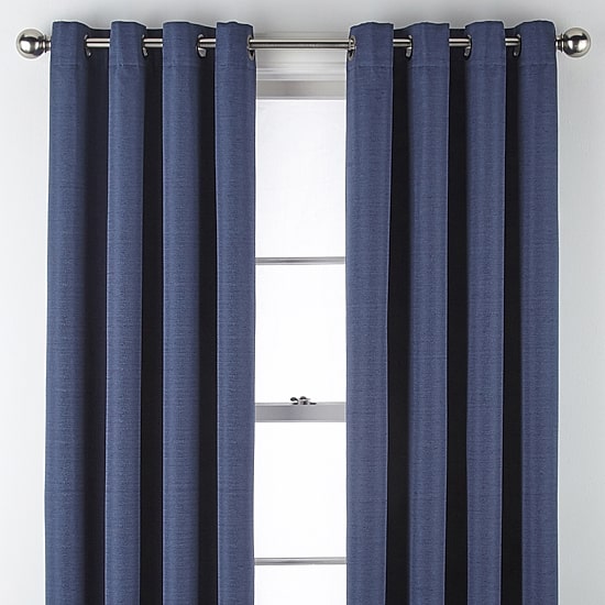 Max Blackout Prescott Grommet Top 100% Blackout Single Curtain Panel