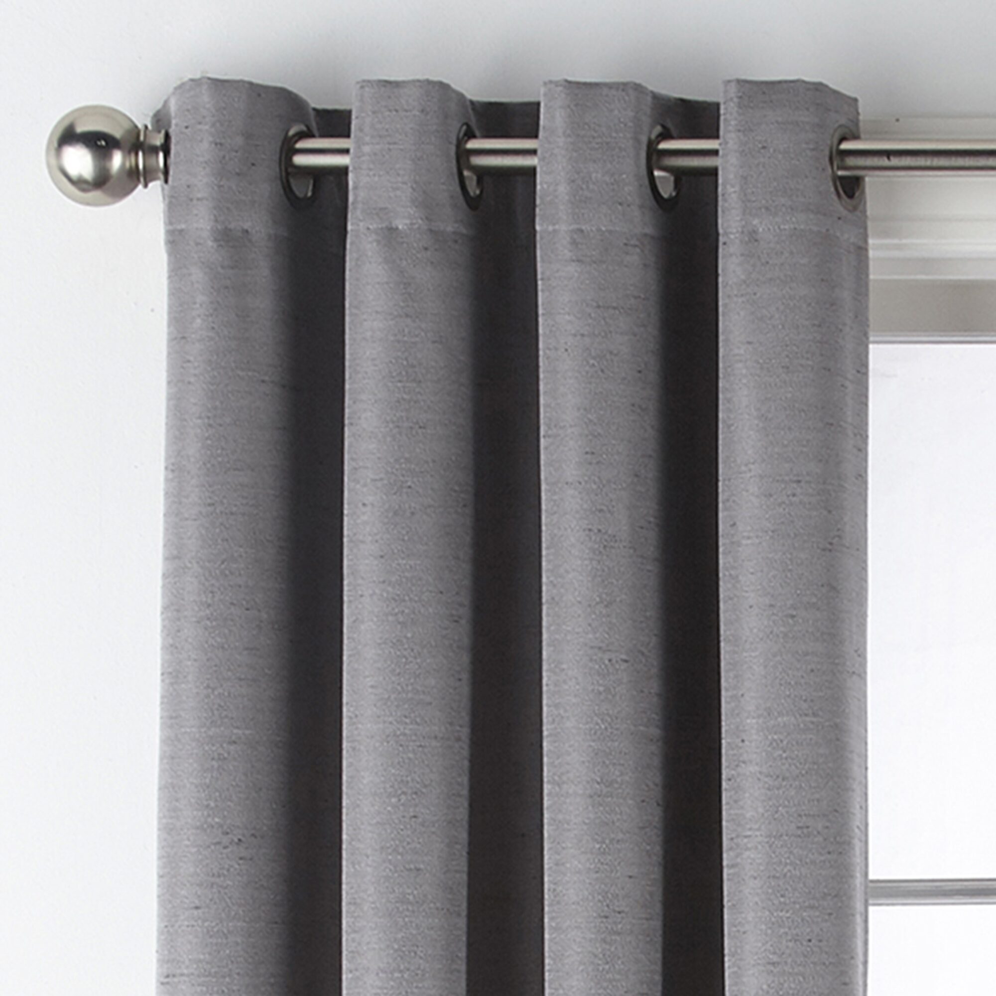Max Blackout Prescott Grommet Top 100% Single Curtain Panel