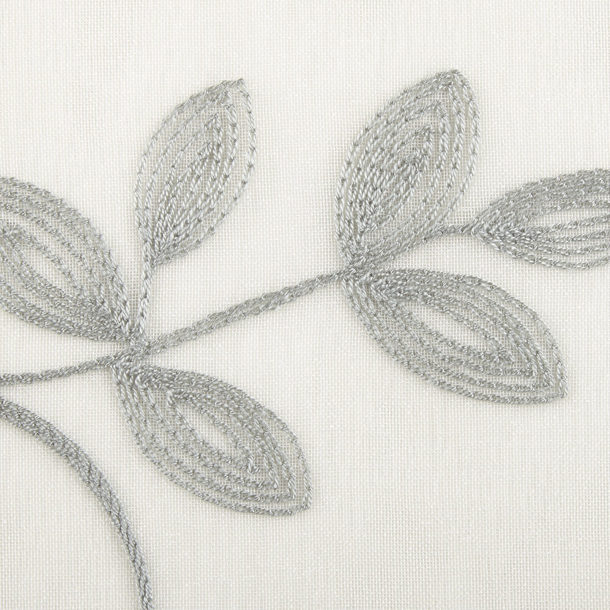Regal Home Meadow Embroidered 2-pc. Rod Pocket Window Tier