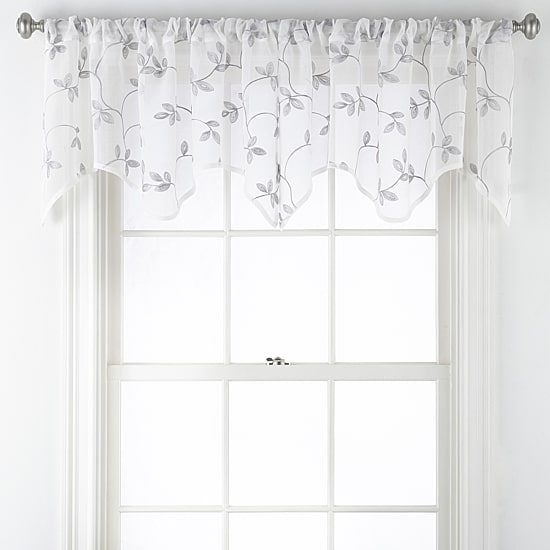 Regal Home Meadow Rod Pocket Tailored Valance