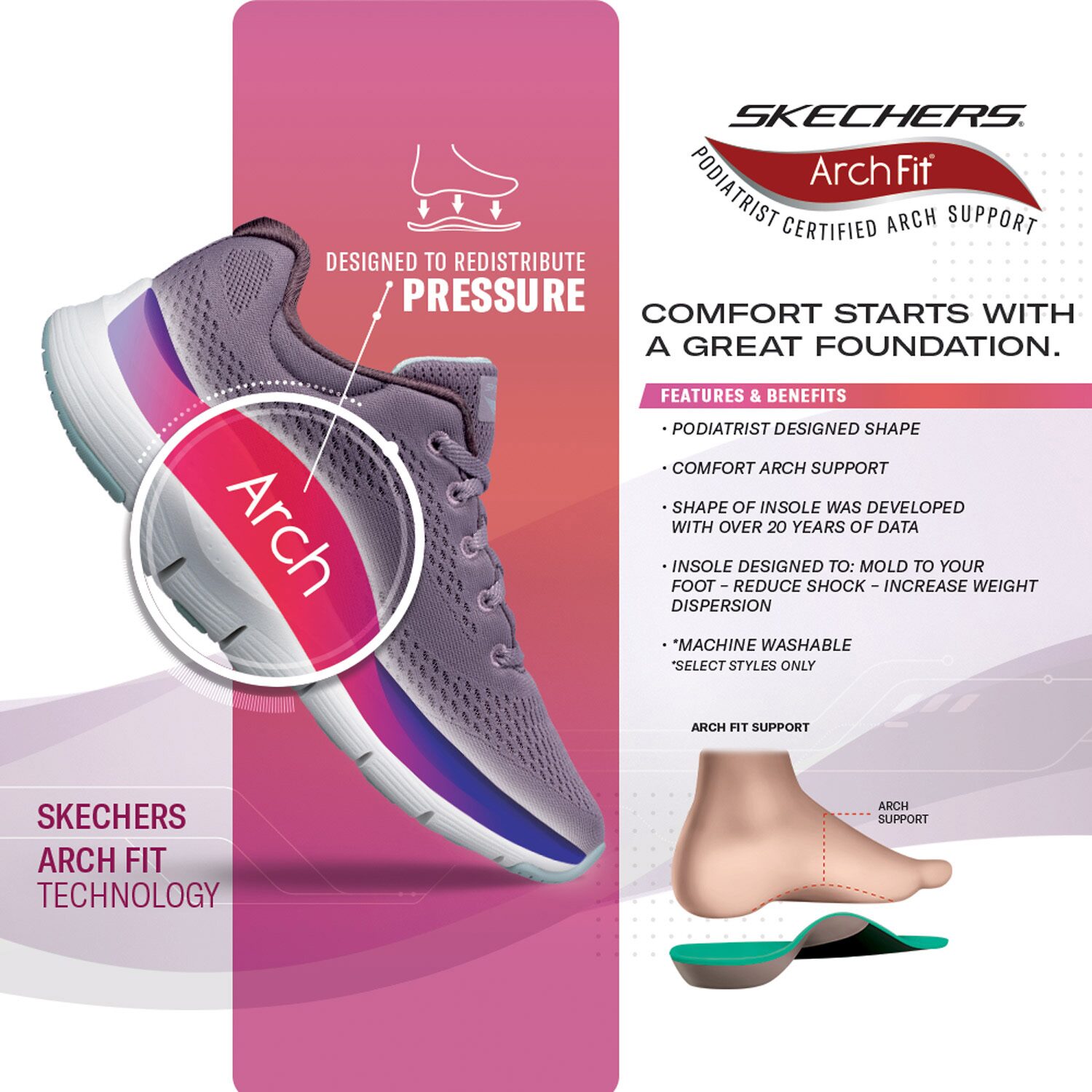 Skechers Hands Free Slip-Ins Pickleball Viper Court Reload Mens Sneakers