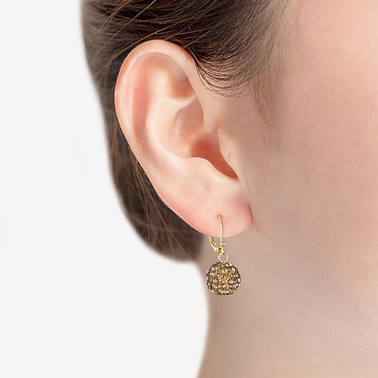Monet Jewelry Womens Glass Round Drop Earrings