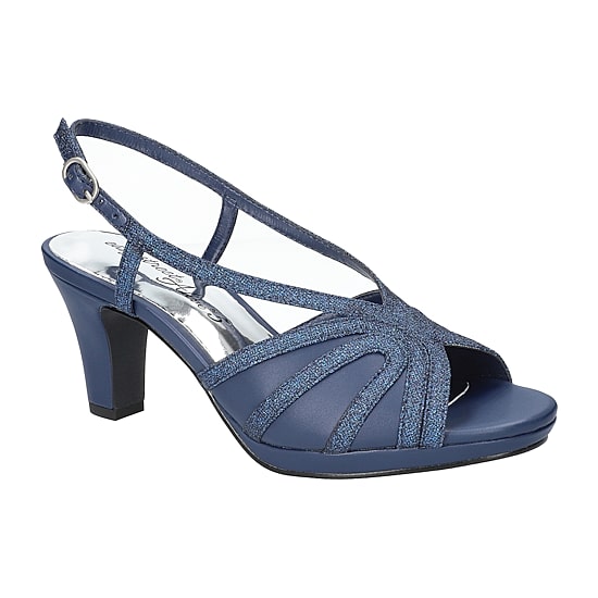 Easy Street Womens Starlight Heeled Sandals Narrow Width
