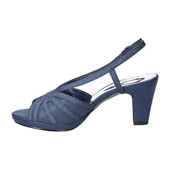 Easy Street Womens Starlight Heeled Sandals Narrow Width