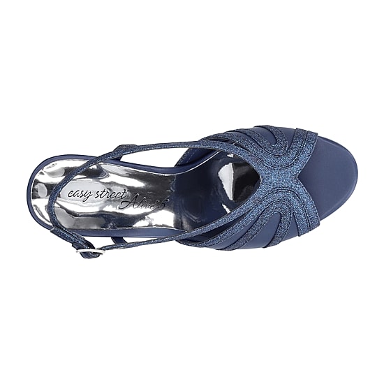 Easy Street Womens Starlight Heeled Sandals Narrow Width