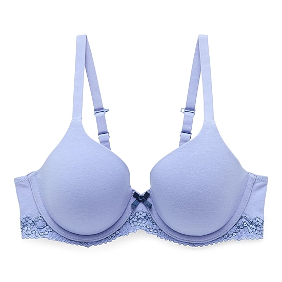 Ambrielle Cotton Full Coverage Underwire Bra