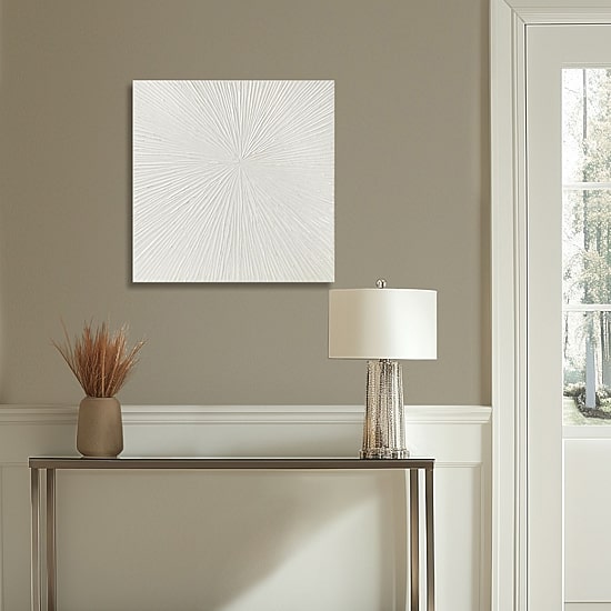 Madison Park Signature Sunburst 100% Hand Painted Décor Canvas Art