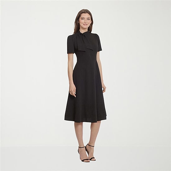 Ivy & Blue Short Sleeve Fit + Flare Dress
