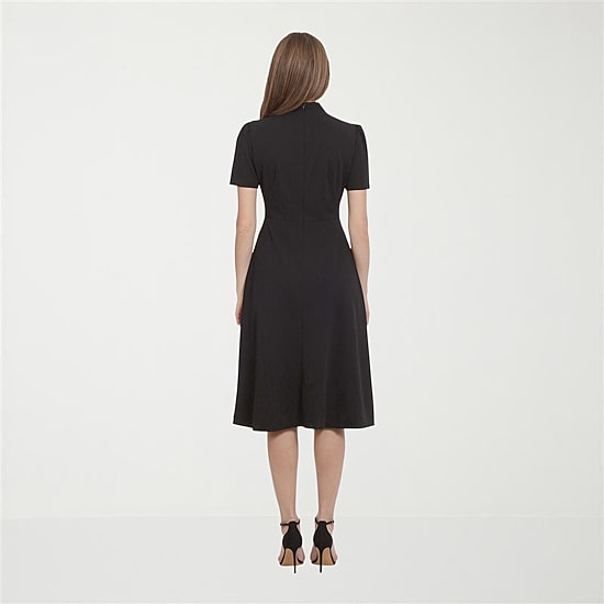 Ivy & Blue Short Sleeve Fit + Flare Dress
