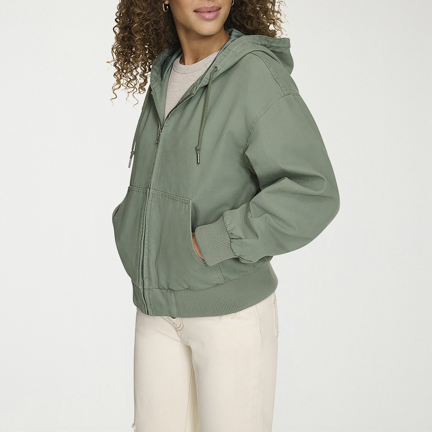 Levi's® Womens Hooded Midweight Bomber Jacket