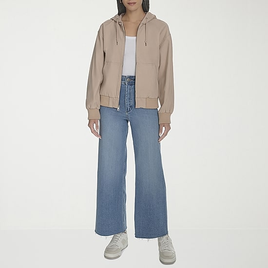 Levi's® Womens Hooded Midweight Bomber Jacket