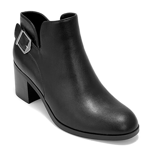 Aerosoles Womens  Yeve Boots Stacked Heel Booties In Black