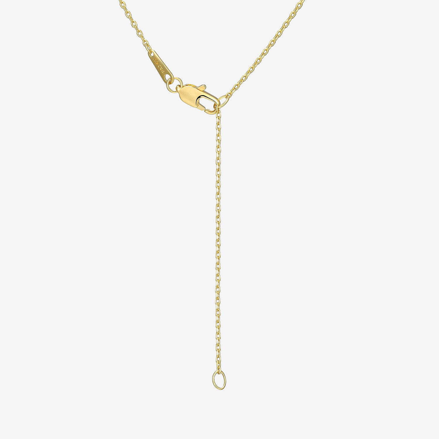Womens White Mother Of Pearl 18K Gold Over Silver Flower 18 Inch Pendant Necklace