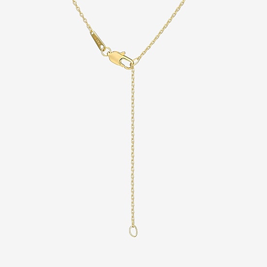 Womens White Mother Of Pearl 18K Gold Over Silver Flower 18 Inch Pendant Necklace