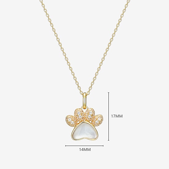 Womens White Mother Of Pearl 18K Gold Over Silver 18 Inch Pendant Necklace