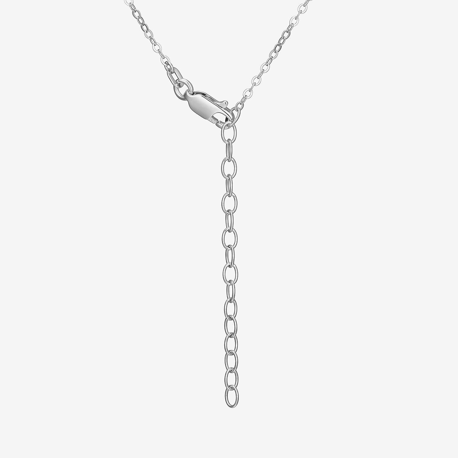 Womens White Mother Of Pearl Sterling Silver Round 20 Inch Pendant Necklace