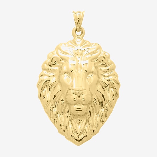 Lion Unisex Adult 14K Gold Pendant