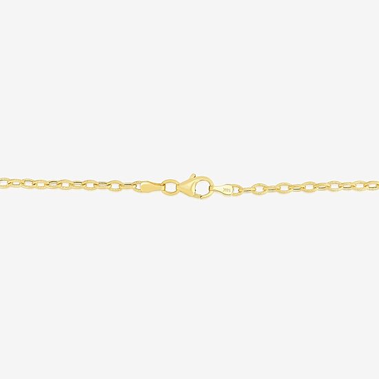 Unisex Adult 14K Gold 18 Inch Link Chain Necklace