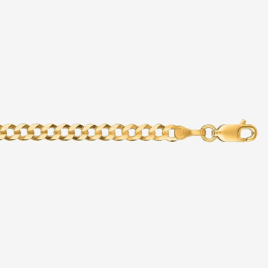 Mens 14K Gold 22 Inch Curb Chain Necklace