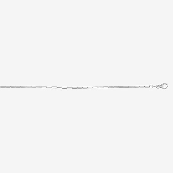 Unisex Adult 14K Gold 18 Inch Paperclip Chain Necklace