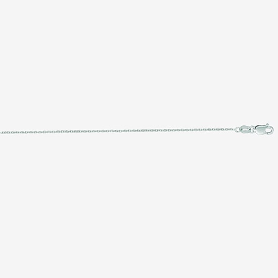 Womens 14K Gold 18 Inch Cable Chain Necklace