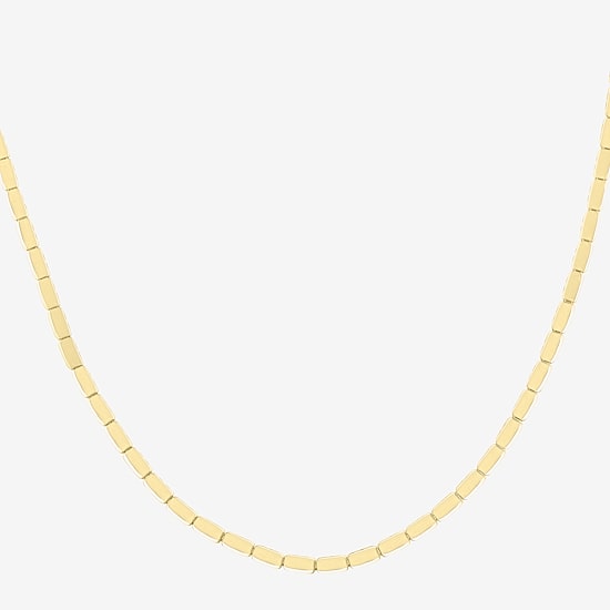 Unisex Adult 14K Gold 18 Inch Chain Necklace