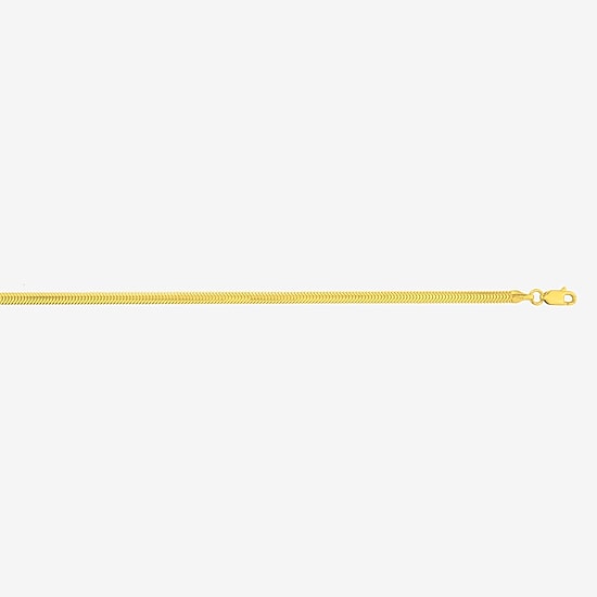 Unisex Adult 14K Gold 20 Inch Snake Chain Necklace