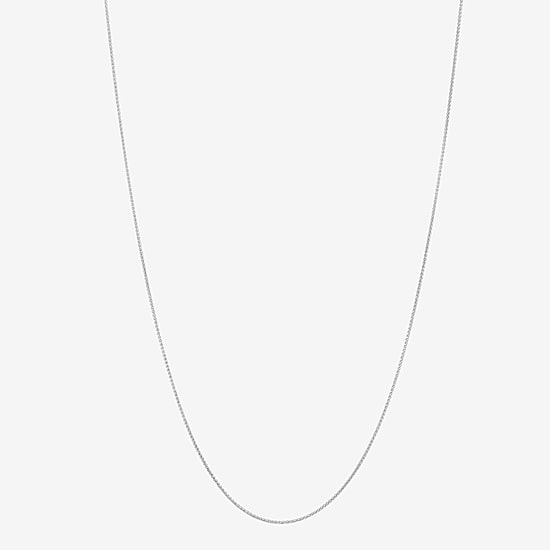 Womens 14K Gold 18 Inch Wheat Chain Necklace