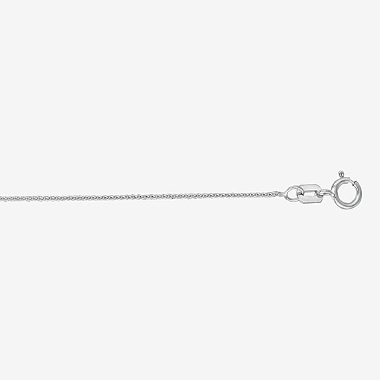 Womens 14K Gold 18 Inch Wheat Chain Necklace