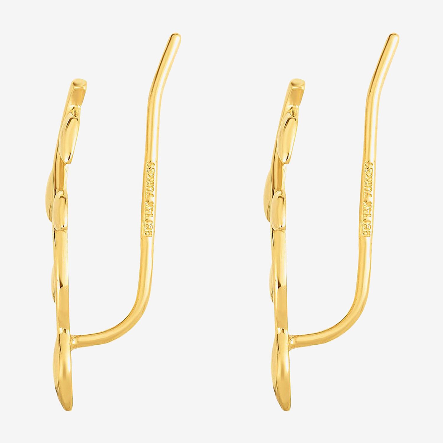 Gold Addiction 14K Gold 20mm Stud Earrings