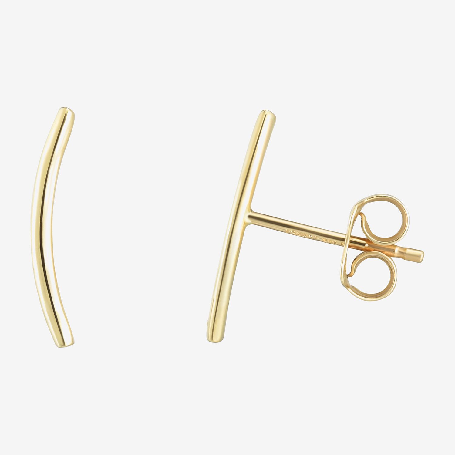 Gold Addiction 14K Gold 15mm Stud Earrings